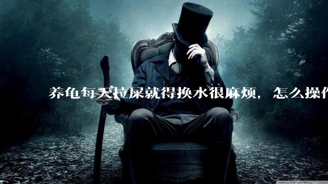 养龟每天拉屎就得换水很麻烦，怎么操作能省点事?