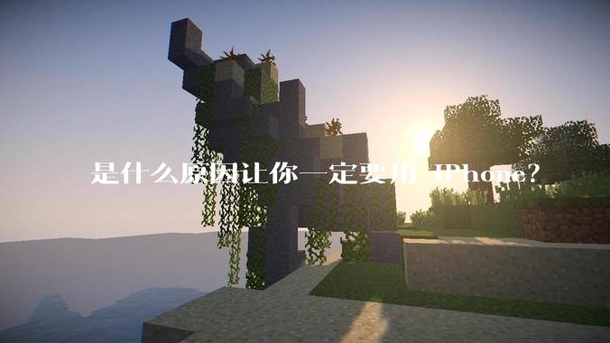 是什么原因让你一定要用 iPhone？